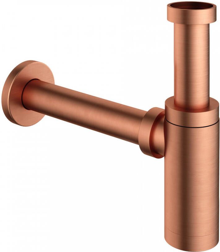 Douche Concurrent Wastafel Sifon Hotbath Cobber Rond 11 4 Geborsteld Koper