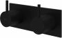 Hotbath Cobber X afbouwdeel voor inbouw mengkraan met 2-weg omstel 7 x 18 cm mat zwart - Thumbnail 2