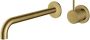 Hotbath Cobber X Afbouwdeel voor wastafelmengkraan 25cm uitloop Geborsteld Messing PVD CX105EXT25BBP - Thumbnail 2