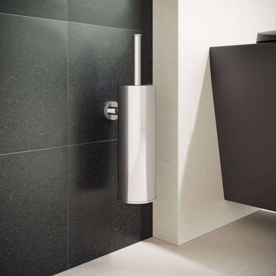 Hotbath Cobber X toiletborstelset wandmodel 34 x 8 2 x 12 2 cm geborsteld messing PVD - Foto 3