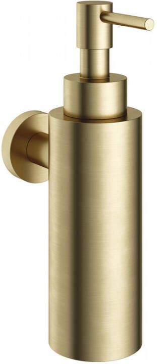 Hotbath Cobber zeepdispenser wandmodel 17 8 x 5 x 10 9 cm geborsteld messing - Foto 2