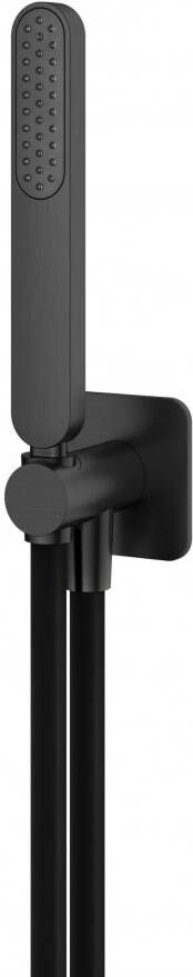 Hotbath Gal GL440BGP handdouche met wandsteun + uitlaat en doucheslang 1 5 mtr Geborsteld gunmetal PVD - Foto 1