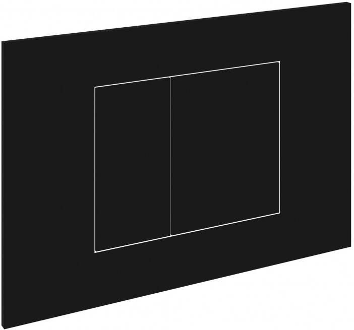 Hotbath Gal bedieningspaneel geschikt voor Geberit UP320 16 5 x 24 5 x 0 5 cm mat zwart