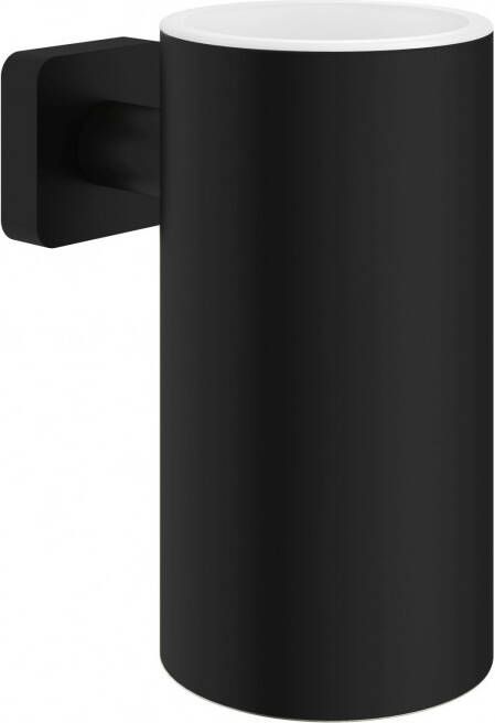 Hotbath Gal bekerhouder 12 4 x 6 5 x 10 5 cm mat zwart