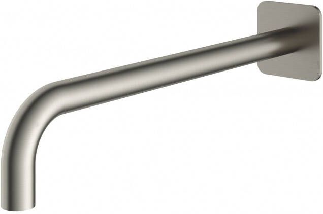 Hotbath Wandarm Gal 40 cm Vierkant Geborsteld Nikkel PVD