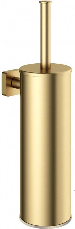 Hotbath Gal wc-borstelgarnituur wandmodel 34 x 8 2 x 12 2 cm geborsteld messing PVD