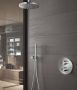 Hotbath IBS 1A Get Together inbouw doucheset Buddy geborsteld nikkel met staafhanddouche 30cm hoofddouche met plafondbuis 15cm zonder glijstang - Thumbnail 2