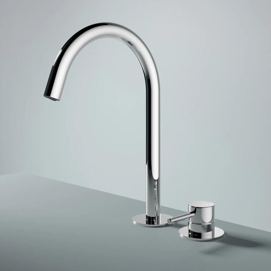 Hotbath BUDDY Wastafelmengkraan 2 gats Hoog model Chroom (B123HCR) - Foto 2