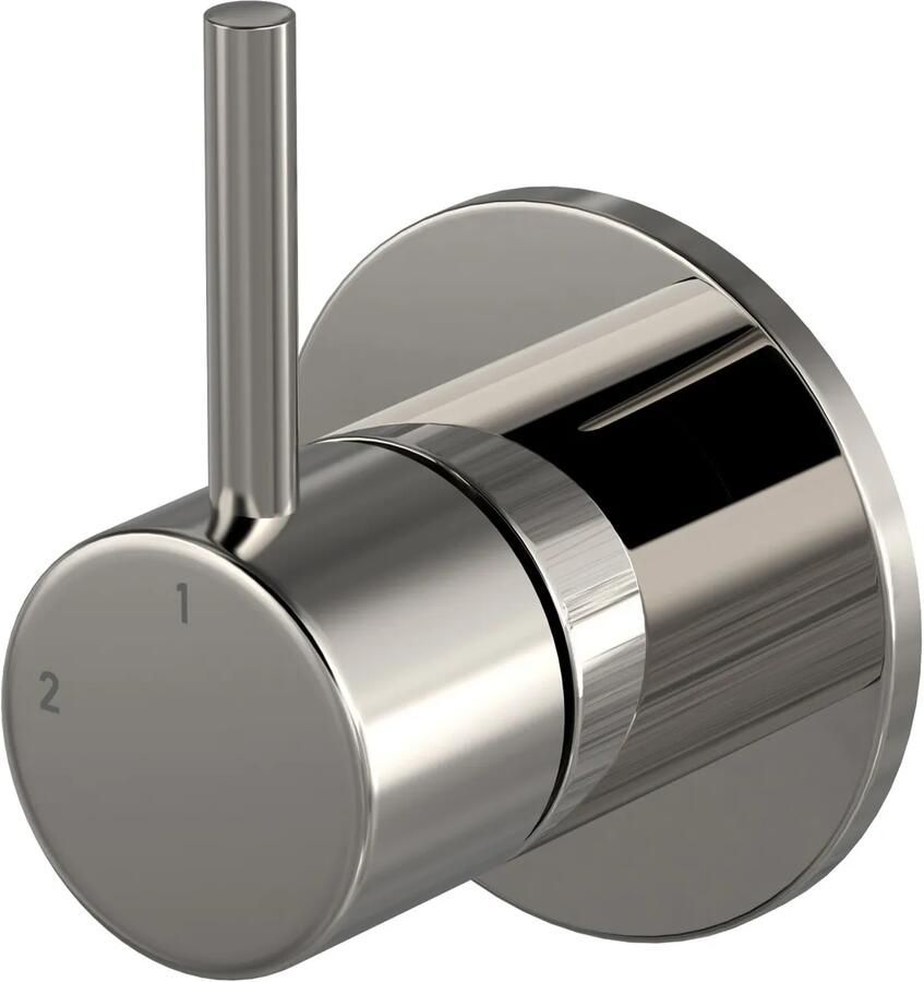 Hotbath BUDDY Afbouwdeel Inbouw 2-weg omstel Geborsteld Nikkel (B111EXTGN)