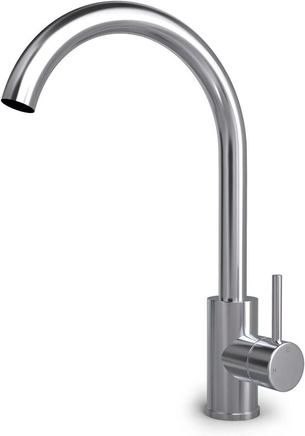 Hotbath BUDDY Wastafelkraan met draaibare uitloop Chroom (B104CR) - Foto 2