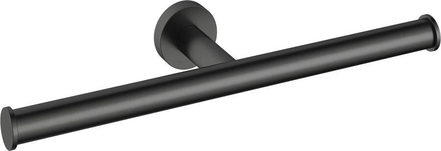 Hotbath &More dubbele toiletrolhouder geborsteld zwart PVD