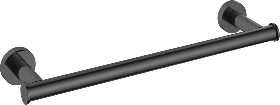 Hotbath &MORE Handdoekstang 34 cm PBP Gepolijst Zwart PVD (BAA06PBP)
