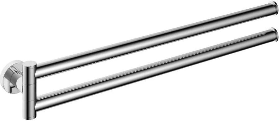 Hotbath &MORE Handdoekhouder Draaibaar BGP Geborsteld Gunmetal PVD (BAA15BGP)