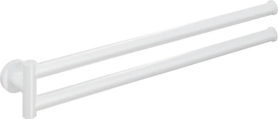 Hotbath &MORE Handdoekhouder Draaibaar WH Mat Wit (BAA15WH)