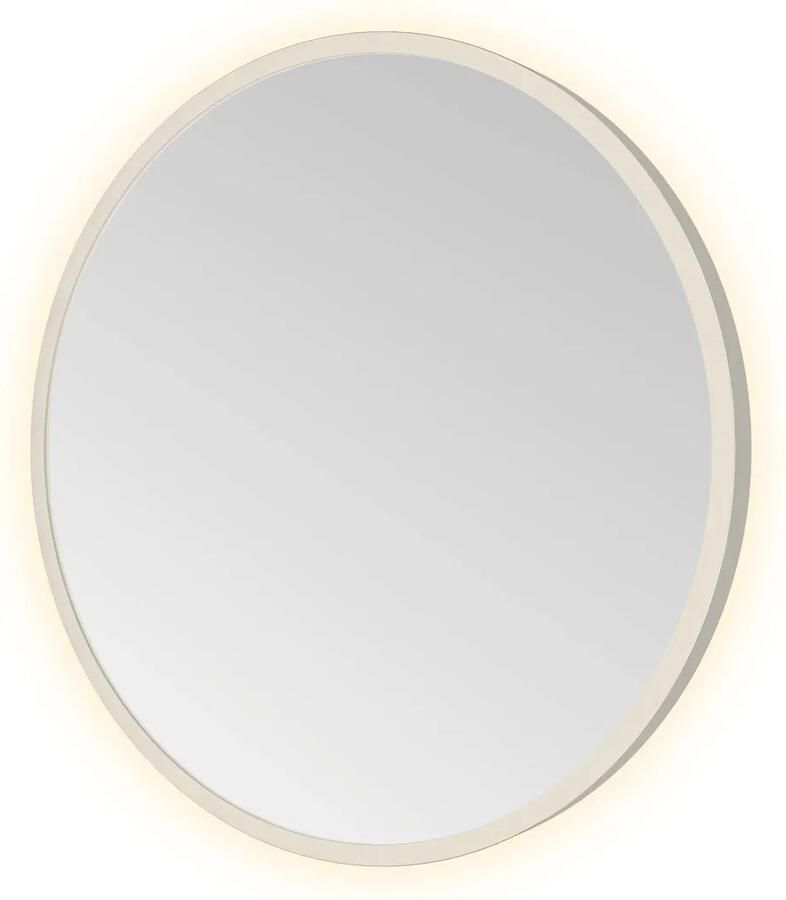 Hotbath Spiegel &MORE 40x40 cm LED-Verlichting Rond RVS