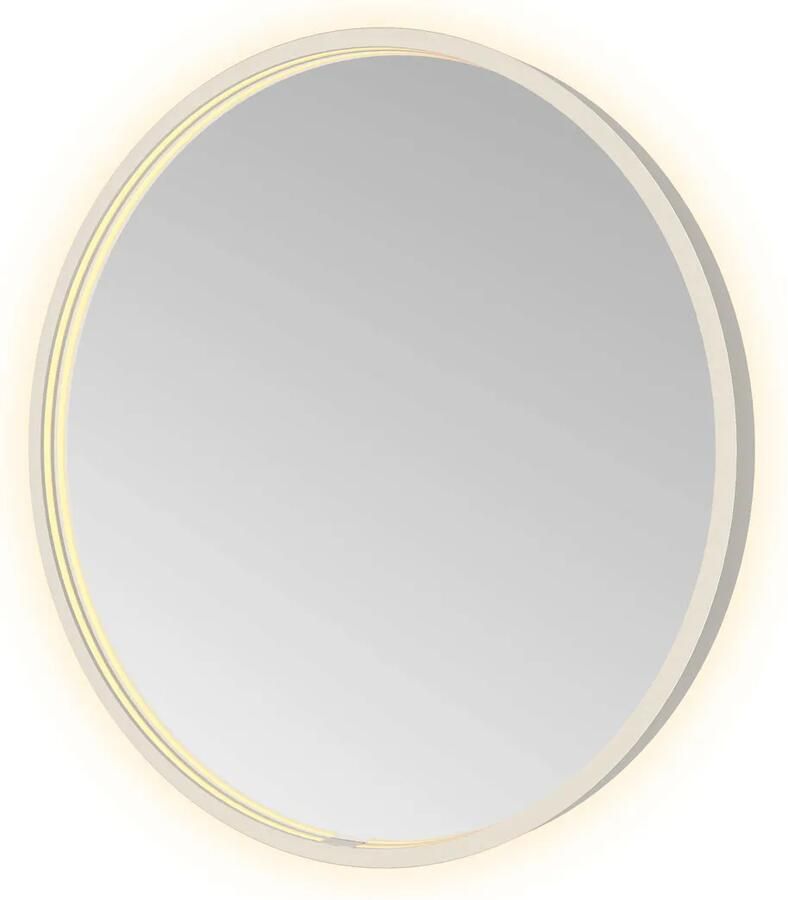 Hotbath Spiegel &MORE 60x60 cm LED-Verlichting Spiegelverwarming Rond RVS