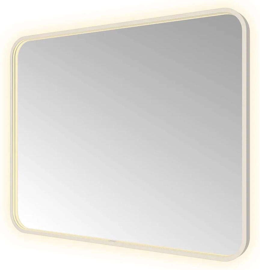 Hotbath &MORE Spiegel direct en indirect LED color changing spiegelverwarming met afstandsbediening RVS 316 SSQ180IX