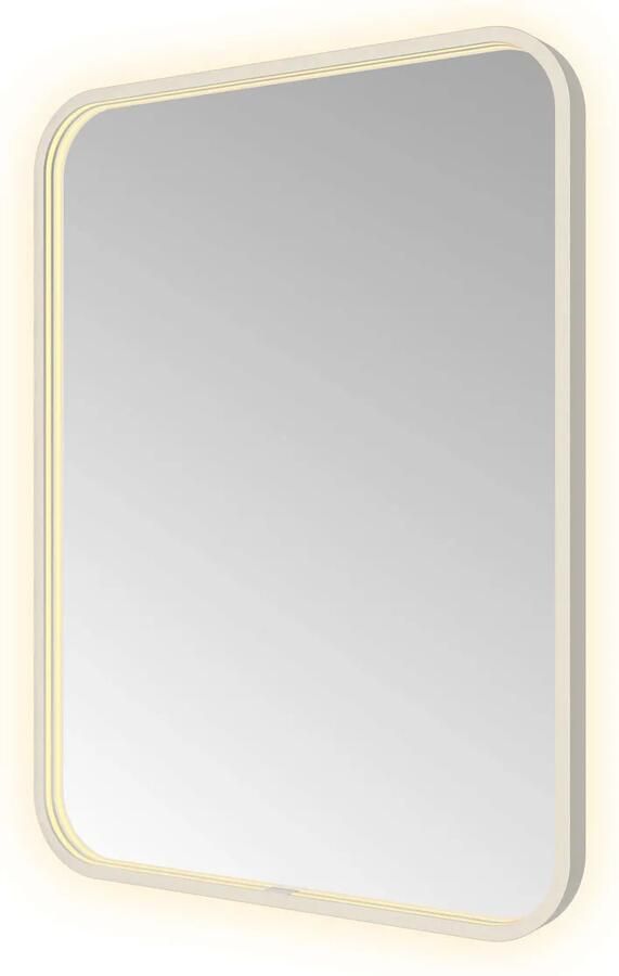 Hotbath &MORE Spiegel direct en indirect LED spiegelverwarming color changing dimbaar met afstandsbediening RVS 316 SSQ680IX