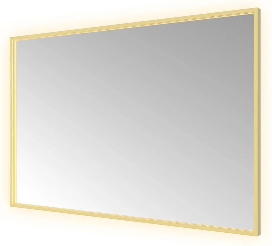 Hotbath &MORE Spiegel directe en indirecte LED color changing spiegelverwarming dimbaar met afstandsbediening RVS 316 SQU128BBP