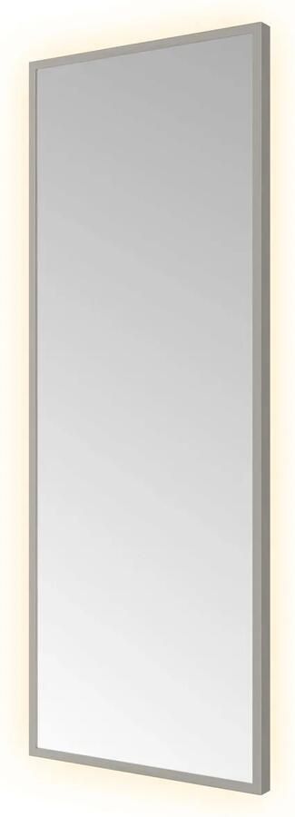 Hotbath Spiegel &MORE 80x30 cm LED-Verlichting Rechthoek Geborsteld Gunmetal