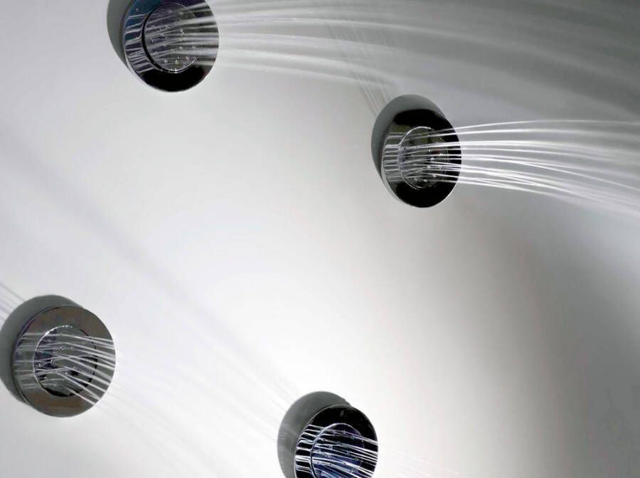 Douche Concurrent Douchearm Muur Hotbath Mate Rond 350 Verzwaard Geborsteld Nikkel - Foto 3