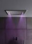 Hotbath Mate M146 Dualflow 50 x 50 cm vierkante hoofddouche met regendouche waterval functie en LED verlichting geborsteld nikkel - Thumbnail 3