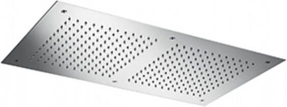 Douche Concurrent Hoofddouche Hotbath Mate Inbouw Rechthoek Geborsteld Nikkel