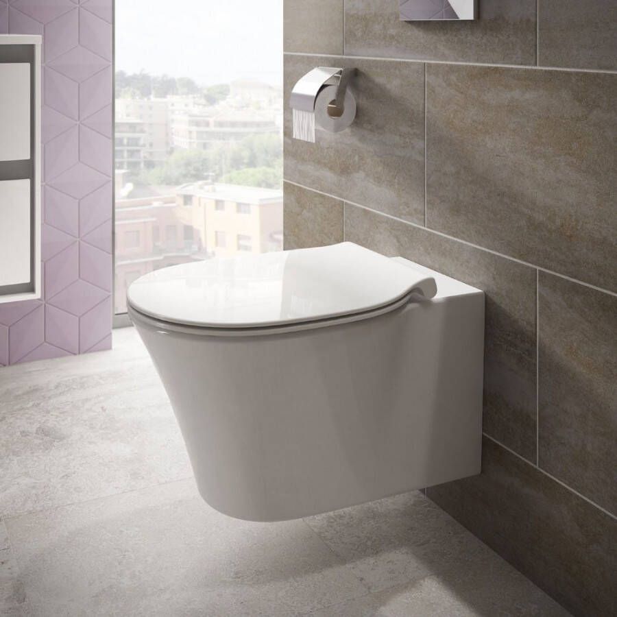 Ideal Standard Connect toilet met Aquablade en softclose zitting