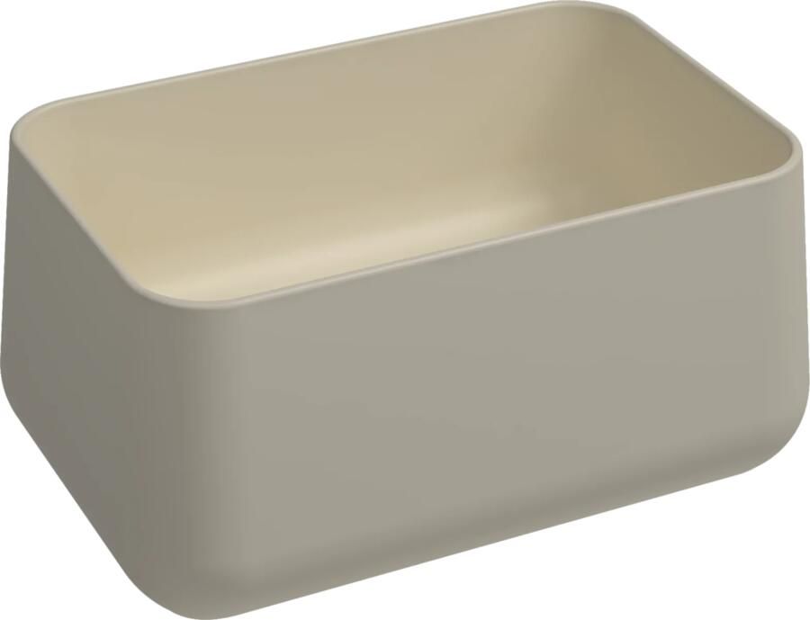 Isvea Allegro opbouw waskom 60x40cm ivoor