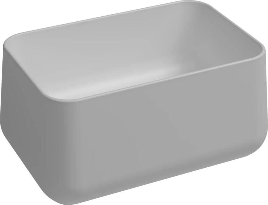 Isvea Allegro opbouw waskom 60x40cm mat wit