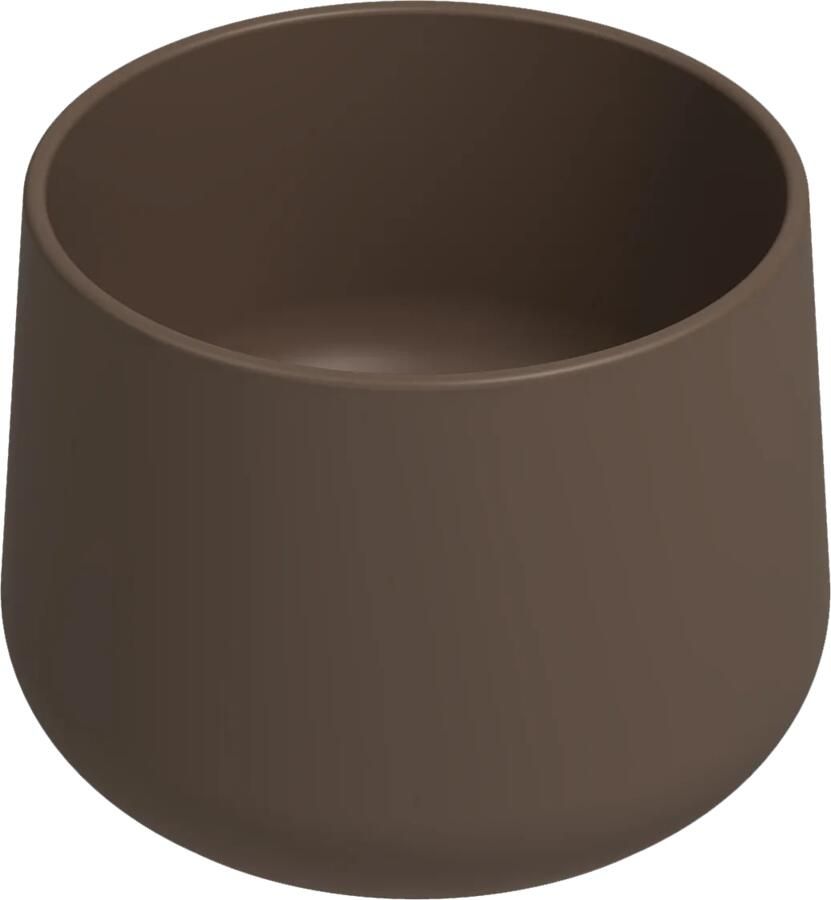 Isvea Allegro opbouw waskom rond 42cm taupe