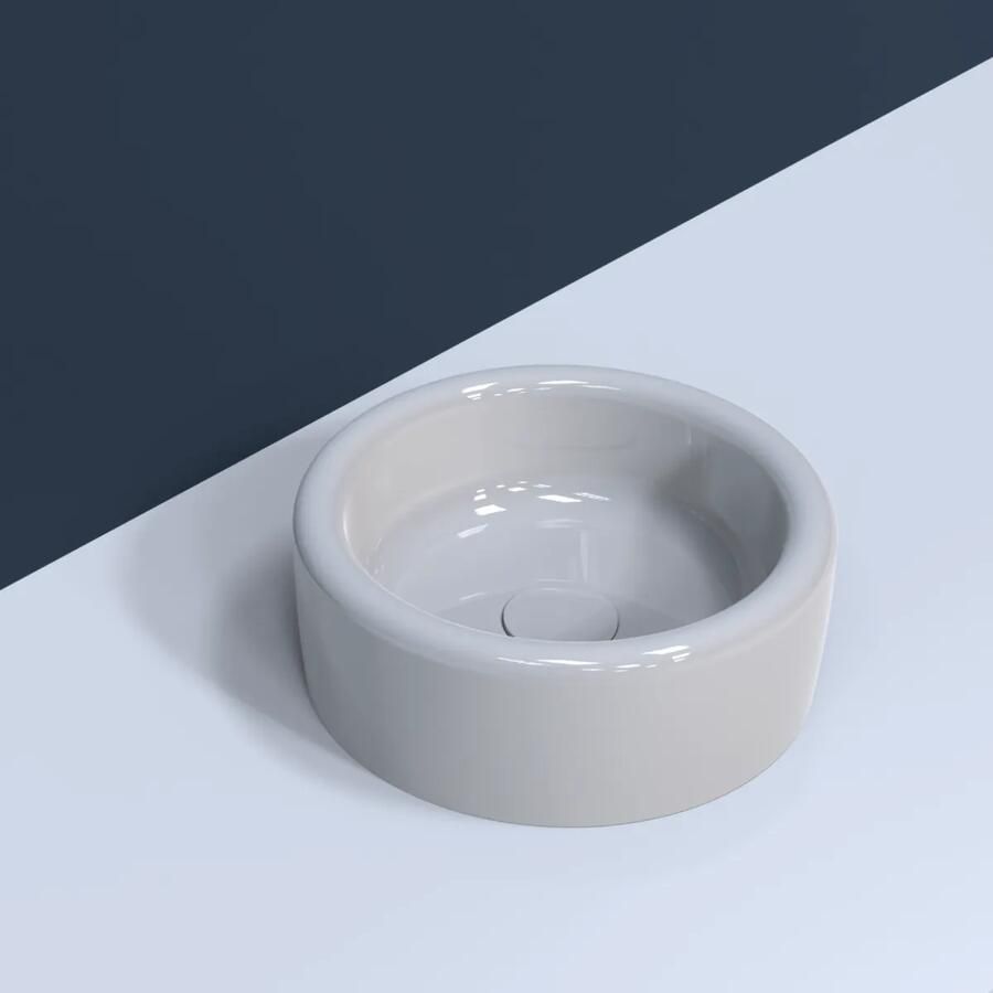 Isvea Curvo opbouw waskom rond 42cm wit