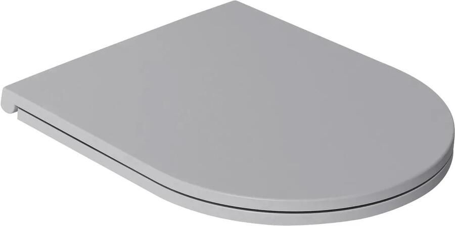 Isvea Infinity toiletzitting softclose grijs voor staand toilet