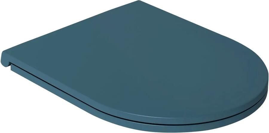 Isvea Infinity toiletzitting softclose petrol voor staand toilet