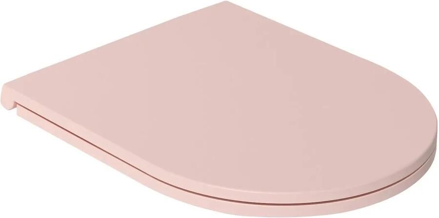 Isvea Infinity toiletzitting softclose roze voor staand toilet