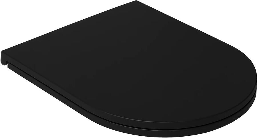 Isvea Infinity softclose toiletzitting zwart