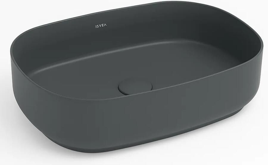 Isvea Infinity waskom 55x36cm antraciet