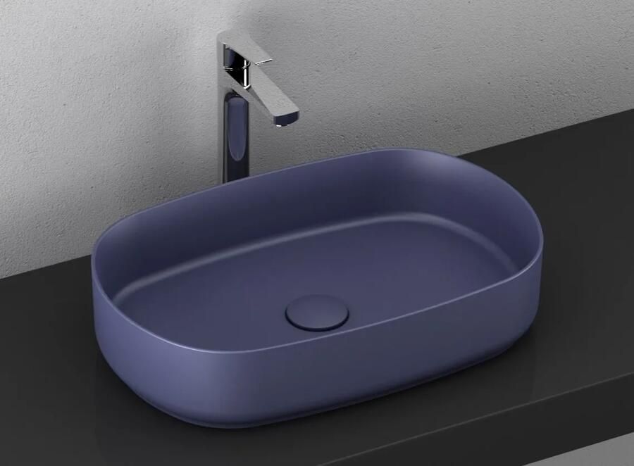 Isvea Infinity waskom 55x36cm blauw