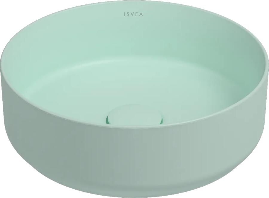 Isvea Infinity waskom rond 36cm mintgroen
