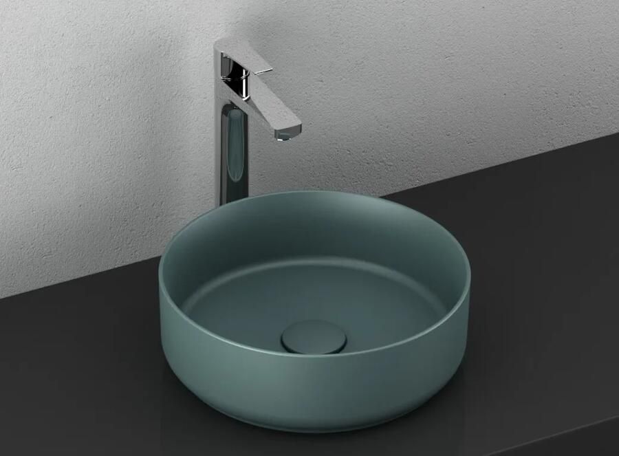 Isvea Infinity waskom rond 36cm petrol