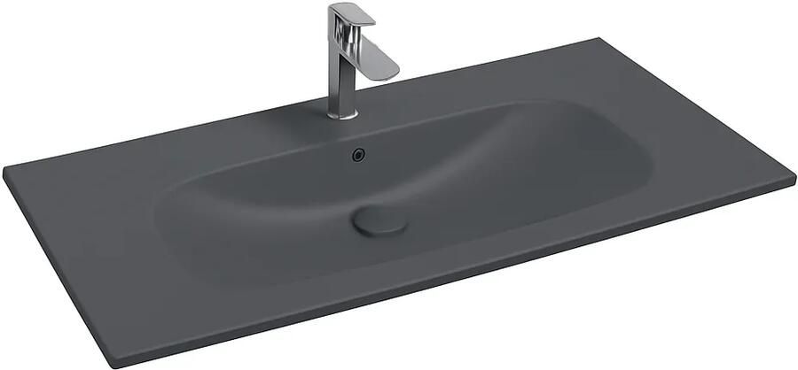 Isvea Infinity wastafel 100x50cm antraciet