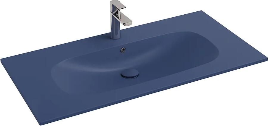 Isvea Infinity wastafel 100x50cm blauw