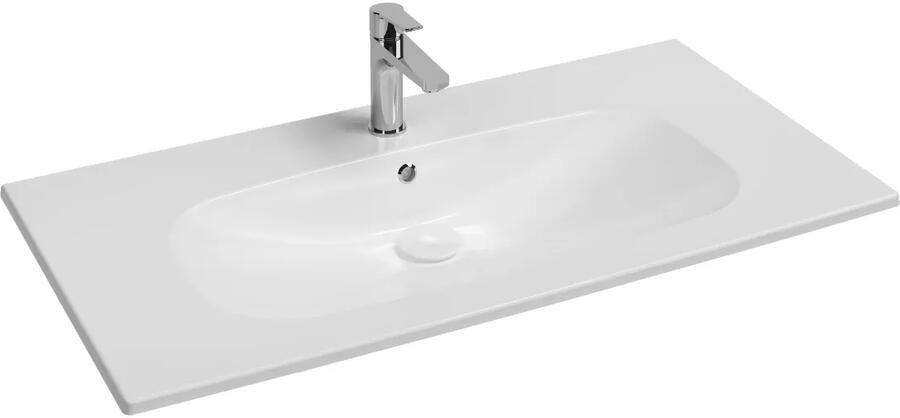 Isvea Infinity wastafel 100x50cm wit glans