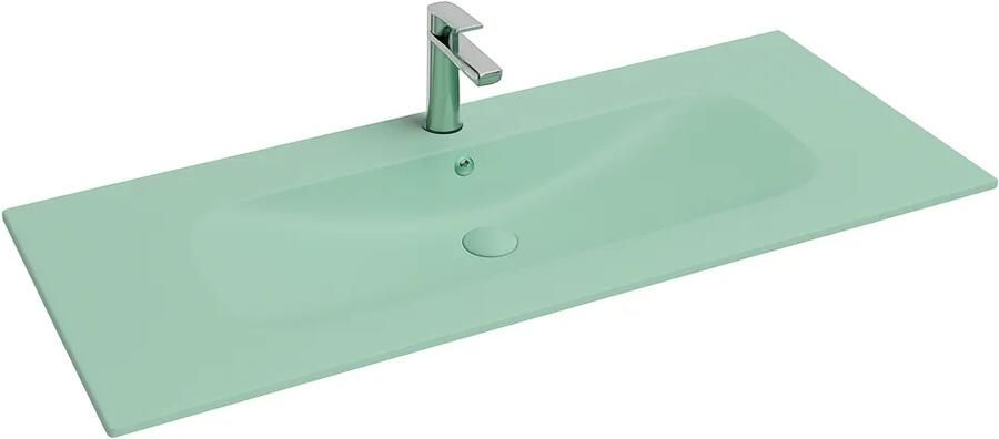 Isvea Infinity wastafel 120x50cm mintgroen