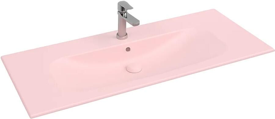 Isvea Infinity wastafel 120x50cm roze