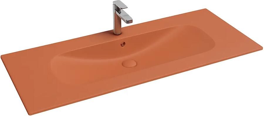 Isvea Infinity wastafel 120x50cm terracotta