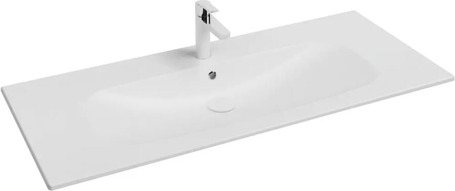 Isvea Infinity wastafel 120x50cm wit mat