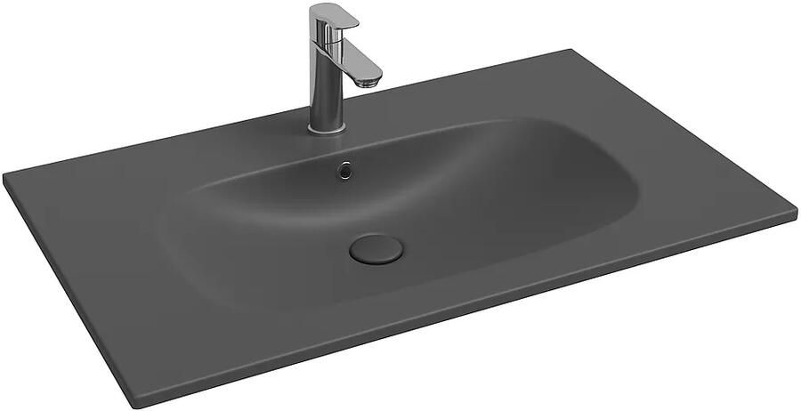 Isvea Infinity wastafel 80x50cm antraciet