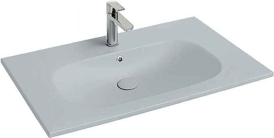 Isvea Infinity wastafel 80x50cm grijs