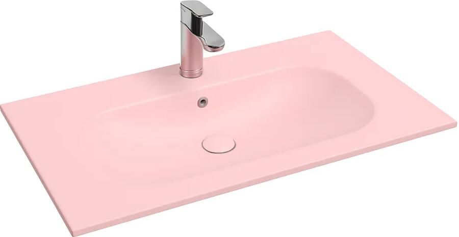 Isvea Infinity wastafel 80x50cm roze